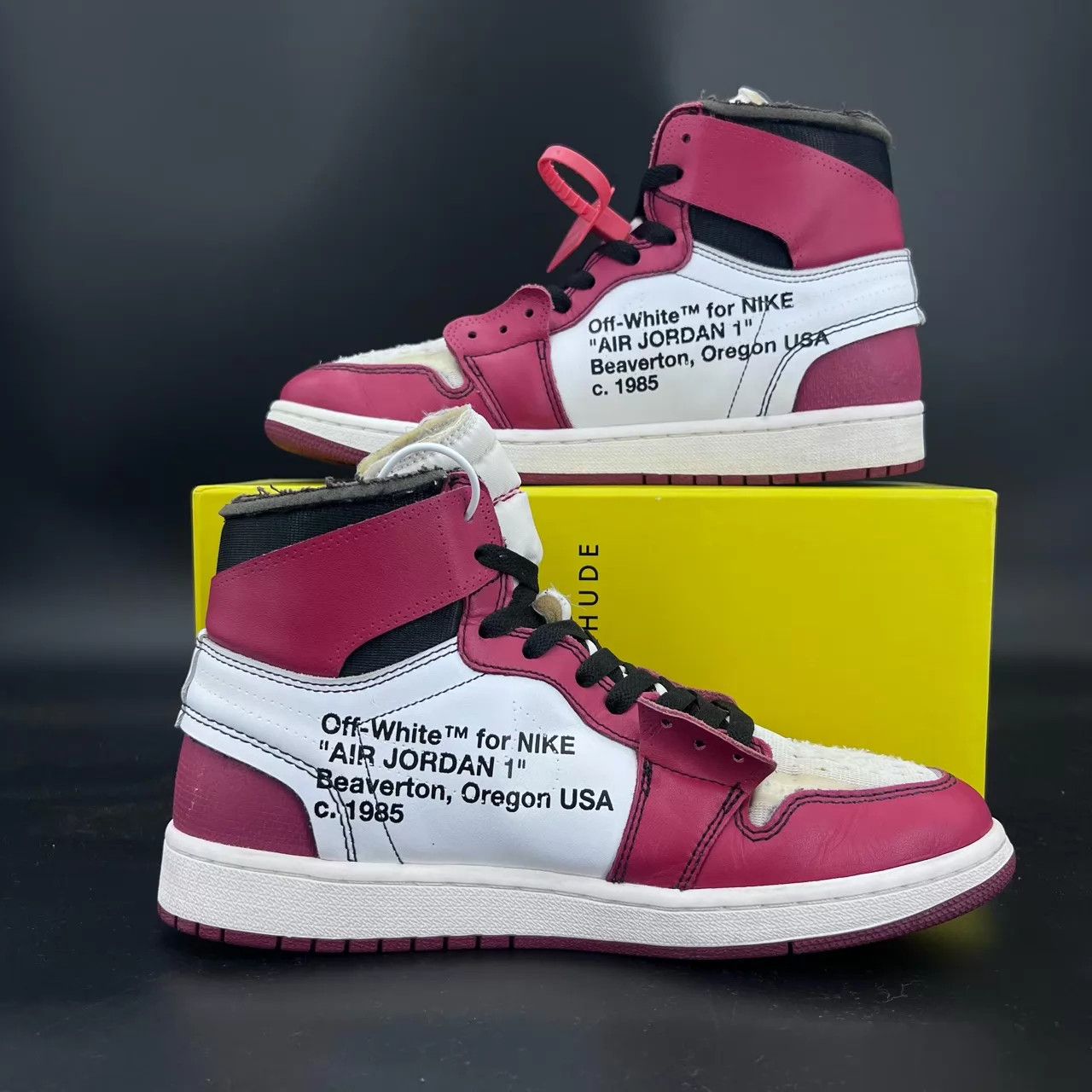 Off-White Off-White x AJ1 Chicago 42.5 Worn 2x CH2993 Size US 9.5 / EU 42-43 - 3 Thumbnail