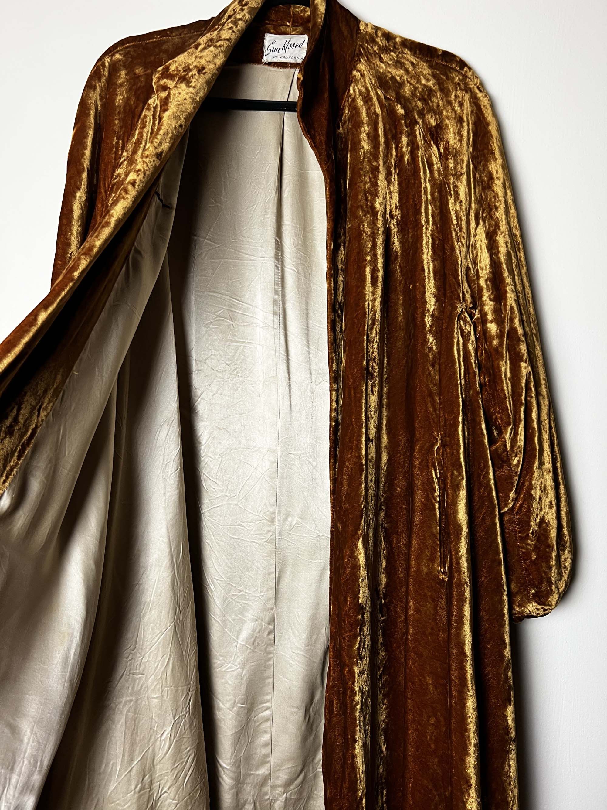 Vintage Vintage Gold 1950's Sun-Kissed of California Swing Coat Size ONE SIZE - 6 Thumbnail