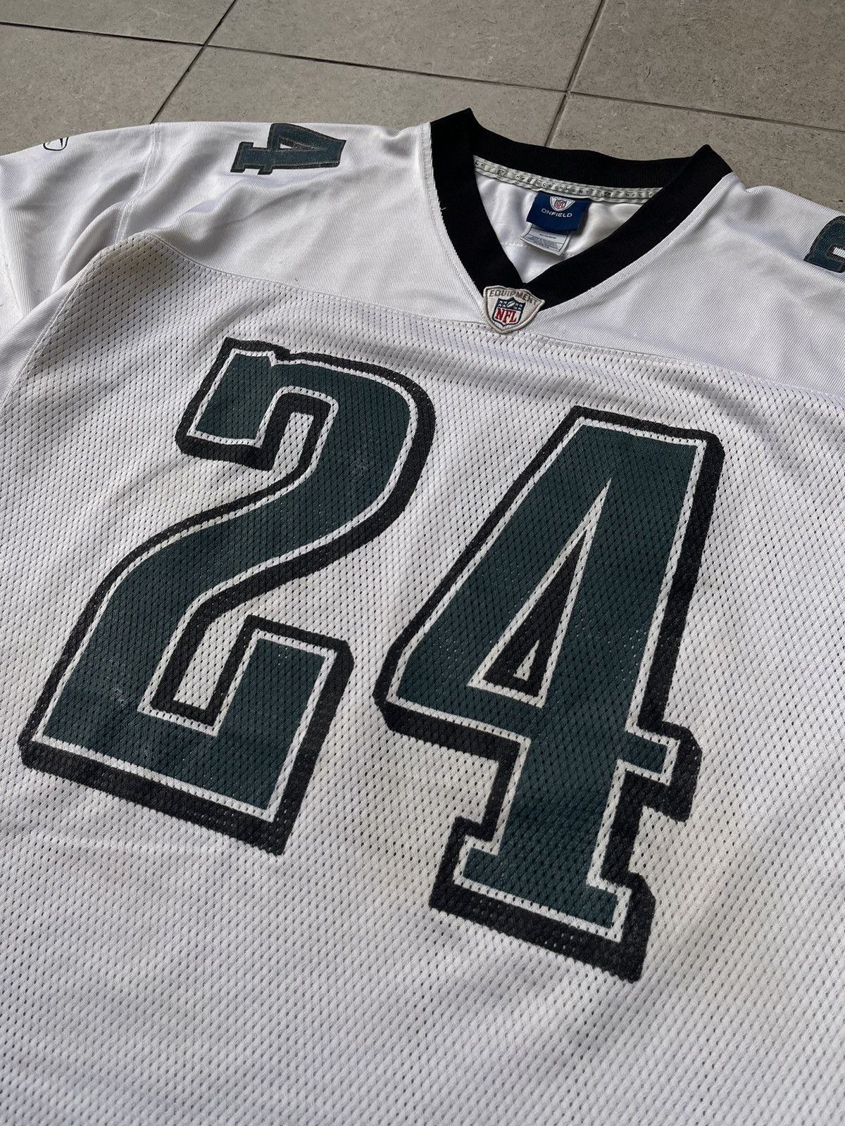 NFL × Vintage Asomugha #24 Philadelphia Eagles Stitched Jersey Size US XL / EU 56 / 4 - 4 Thumbnail