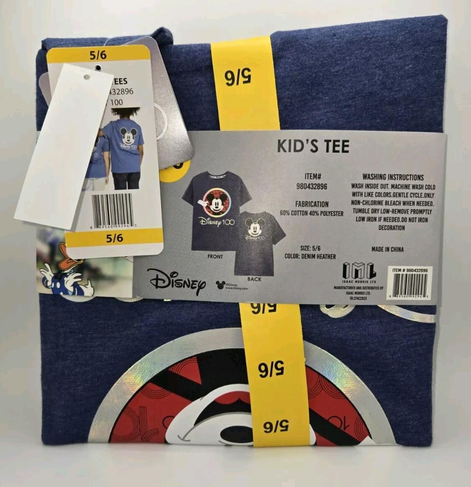 Disney Disney 100 Graphic T-Shirt for Children Size 5/6 Size US XXS / EU 40 - 2 Thumbnail