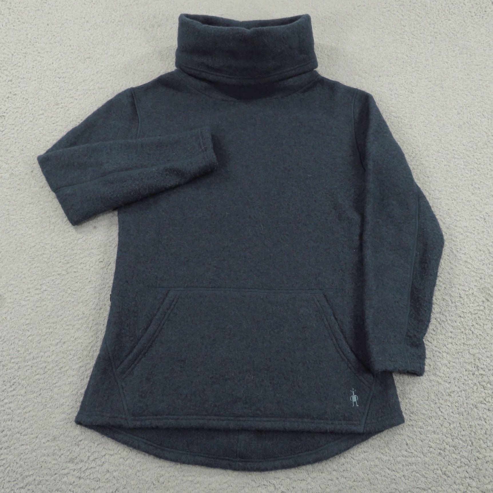 Smartwool VINTAGE SmartWool Womens Small Sweater Twilight Blue Merino Cowl Turtle Pullover Pouch Size S / US 4 / IT 40 - 2 Thumbnail