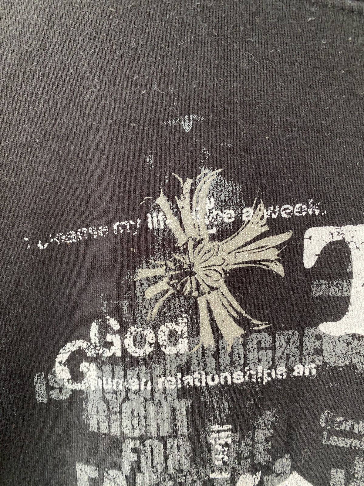 Japanese Brand Bay Leaf Japan cross and Poem anarchy sweatshirt Size US L / EU 52-54 / 3 - 8 Thumbnail