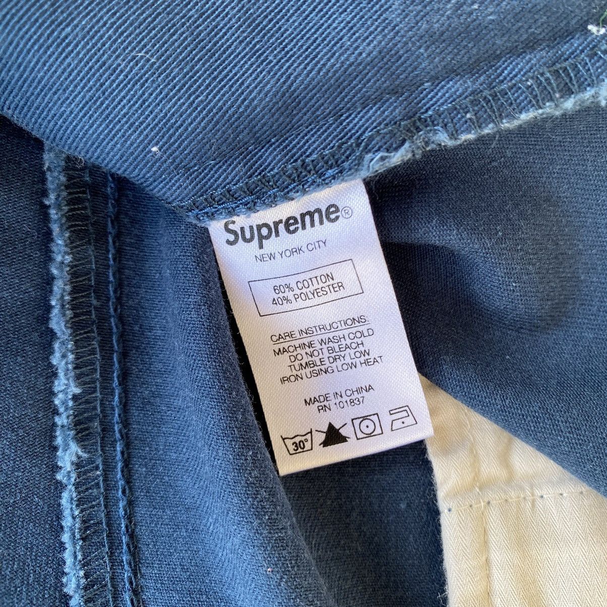 Supreme Supreme People = Sh*t Work Shorts 2018 Light Navy Slipknot Size US 32 / EU 48 - 3 Thumbnail