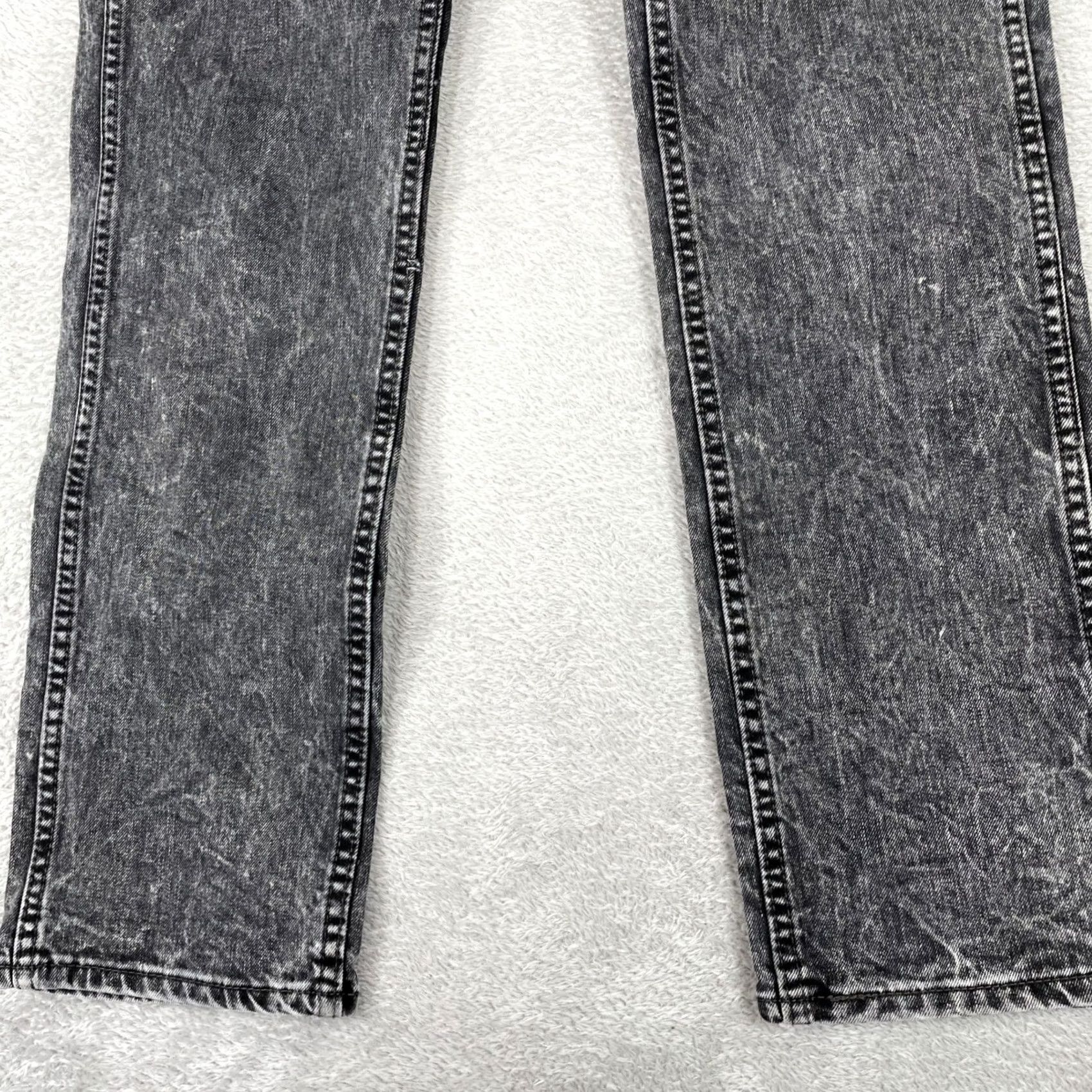 Levi's Levi's 511 Jeans Mens Slim Fit Black Acid Wash Stretch Denim Grunge Skater 31x29 Size US 31 - 4 Thumbnail
