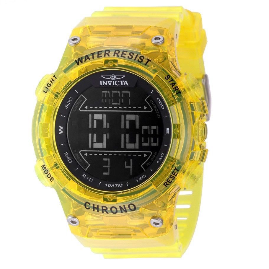 Invicta Invicta Racing Burnout Chrono Digital Yellow Men’s Watch Size ONE SIZE - 6 Thumbnail
