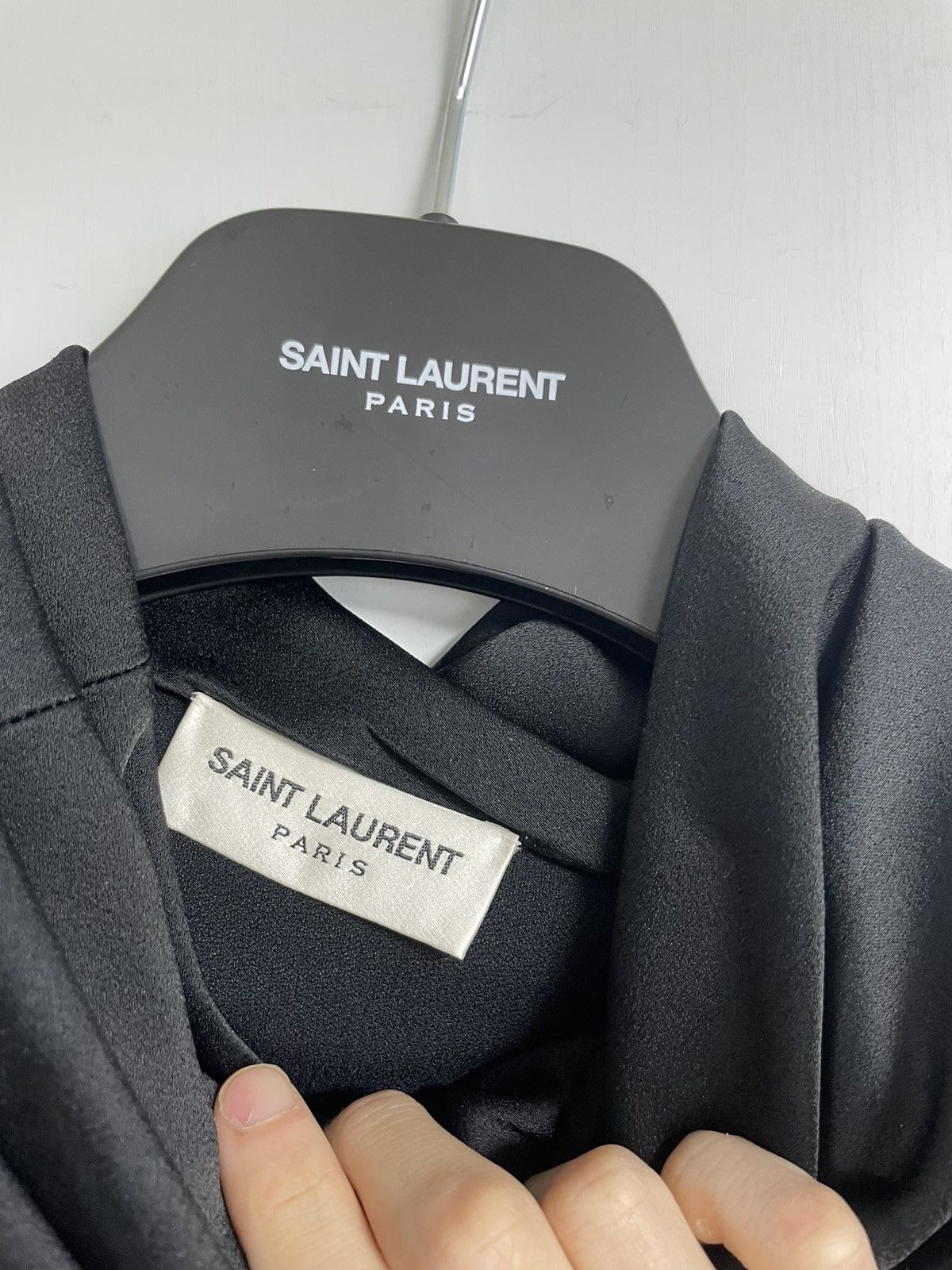 Saint Laurent Paris Saint laurent aw23 drape satin shirts top Size US M / EU 48-50 / 2 - 5 Thumbnail