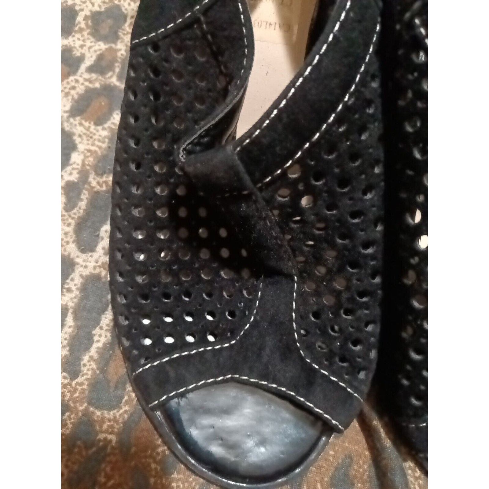 Other Ronzo Sling Back Size 7 Heel Shoes Black Size US 7 / IT 37 - 2 Thumbnail