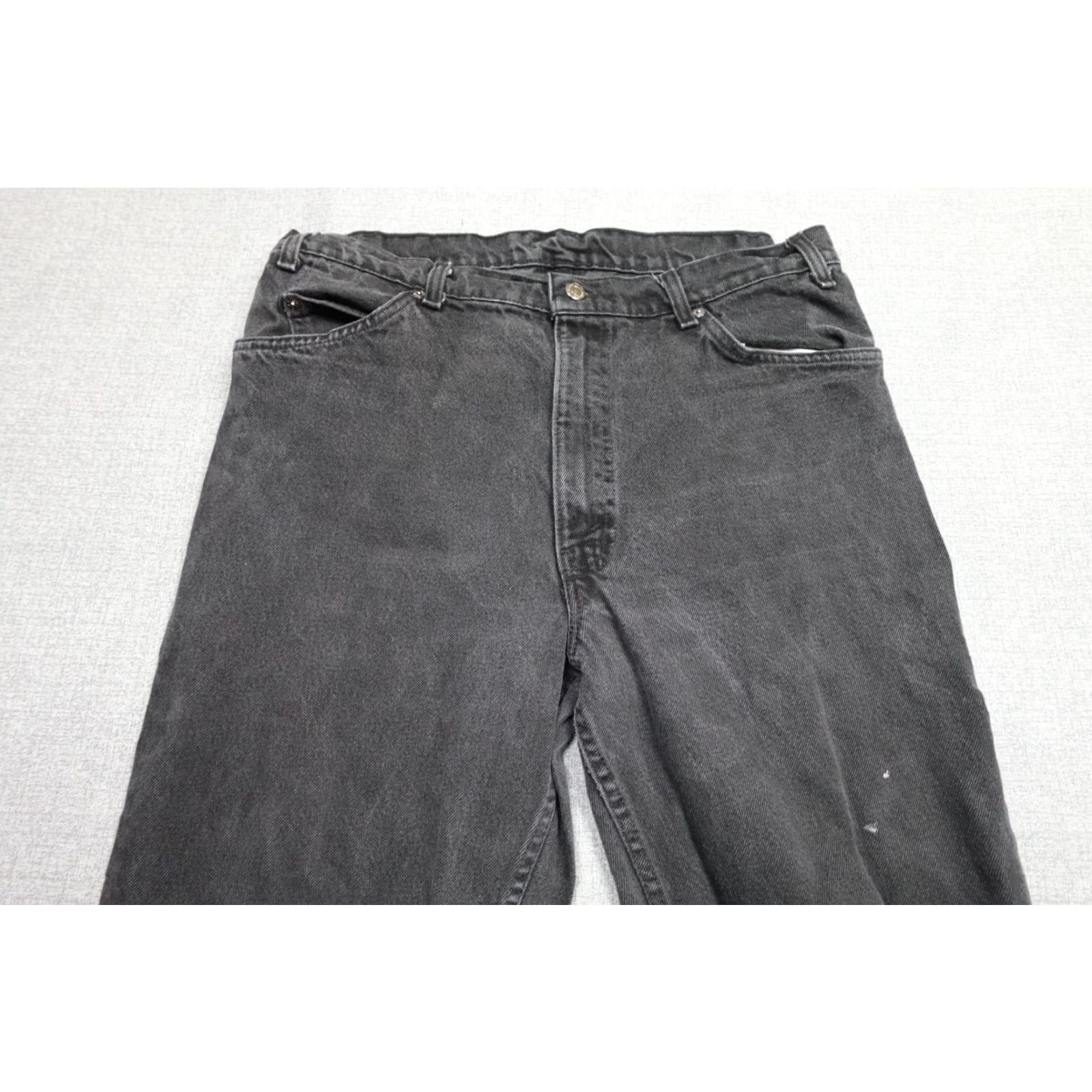 Levi's Levi's Jeans Mens 38x30 Black Relaxed Straight Dark Wash 550 Cowboy Style 5-Pocket Denim Cotton Modern USA Womens? Size US 38 / EU 54 - 2 Thumbnail