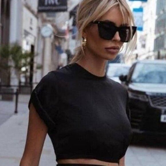 Saint Laurent Paris 🕶️ New Saint Laurent SL214 KATE 033 Sunglasses -Dark Havana Size ONE SIZE - 4 Thumbnail