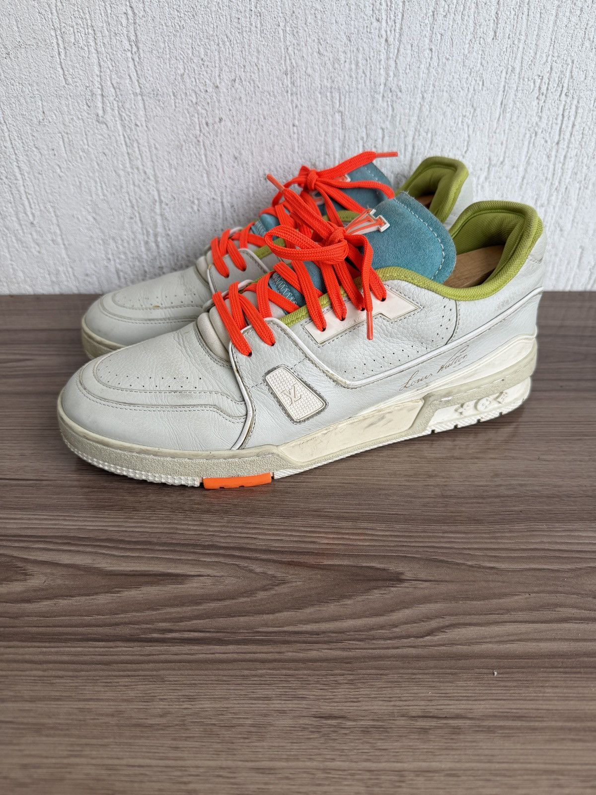 Louis Vuitton Special edition Virgil Abloh trainers Size US 11 / EU 44 - 3 Thumbnail