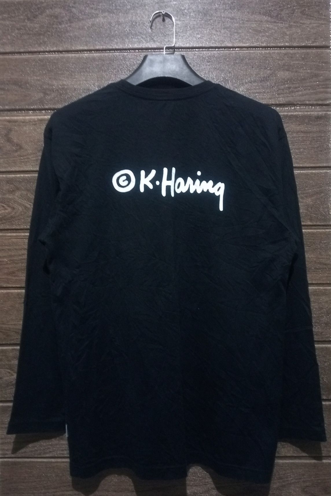 Keith Haring Vintage Keith Haring X Uniqlo Long Sleeve Tshirt Size US L / EU 52-54 / 3 - 1 Thumbnail