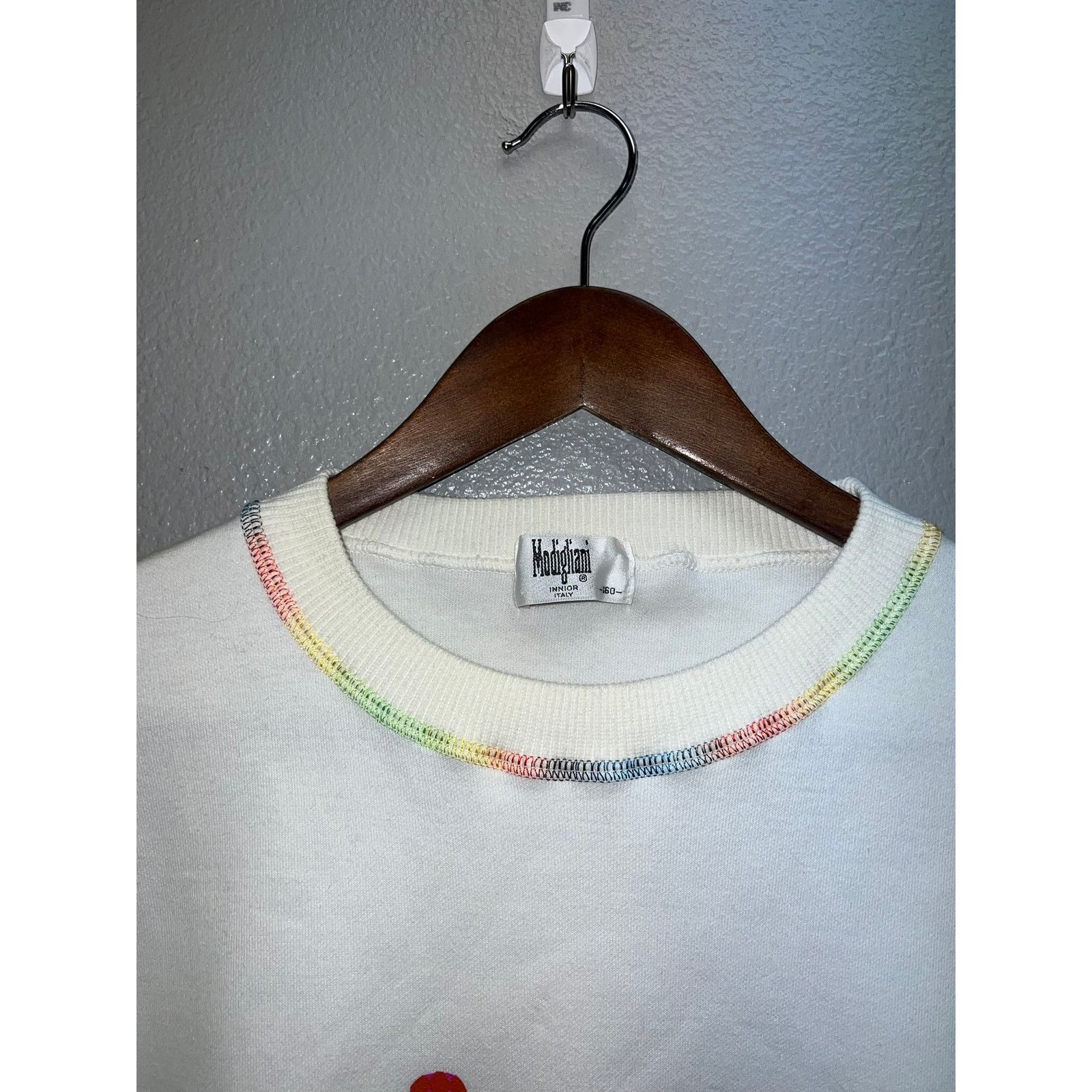 Vintage Modigliani Iunior Sweatshirt Italy Spellout Crewneck Large Size US L / EU 52-54 / 3 - 8 Thumbnail