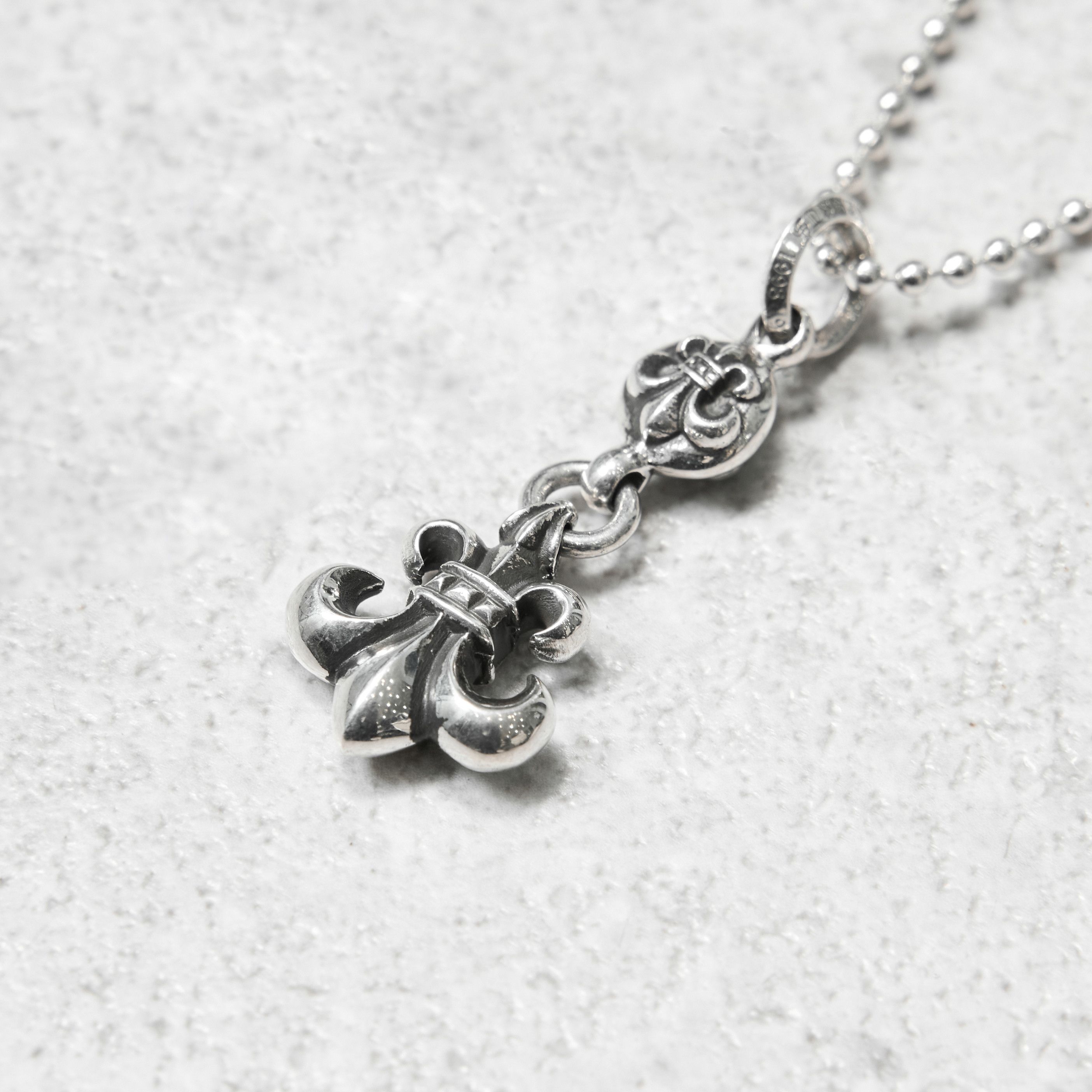 Chrome Hearts CHROME HEARTS One Ball BS Fleur Silver Necklace Size ONE SIZE - 2 Thumbnail