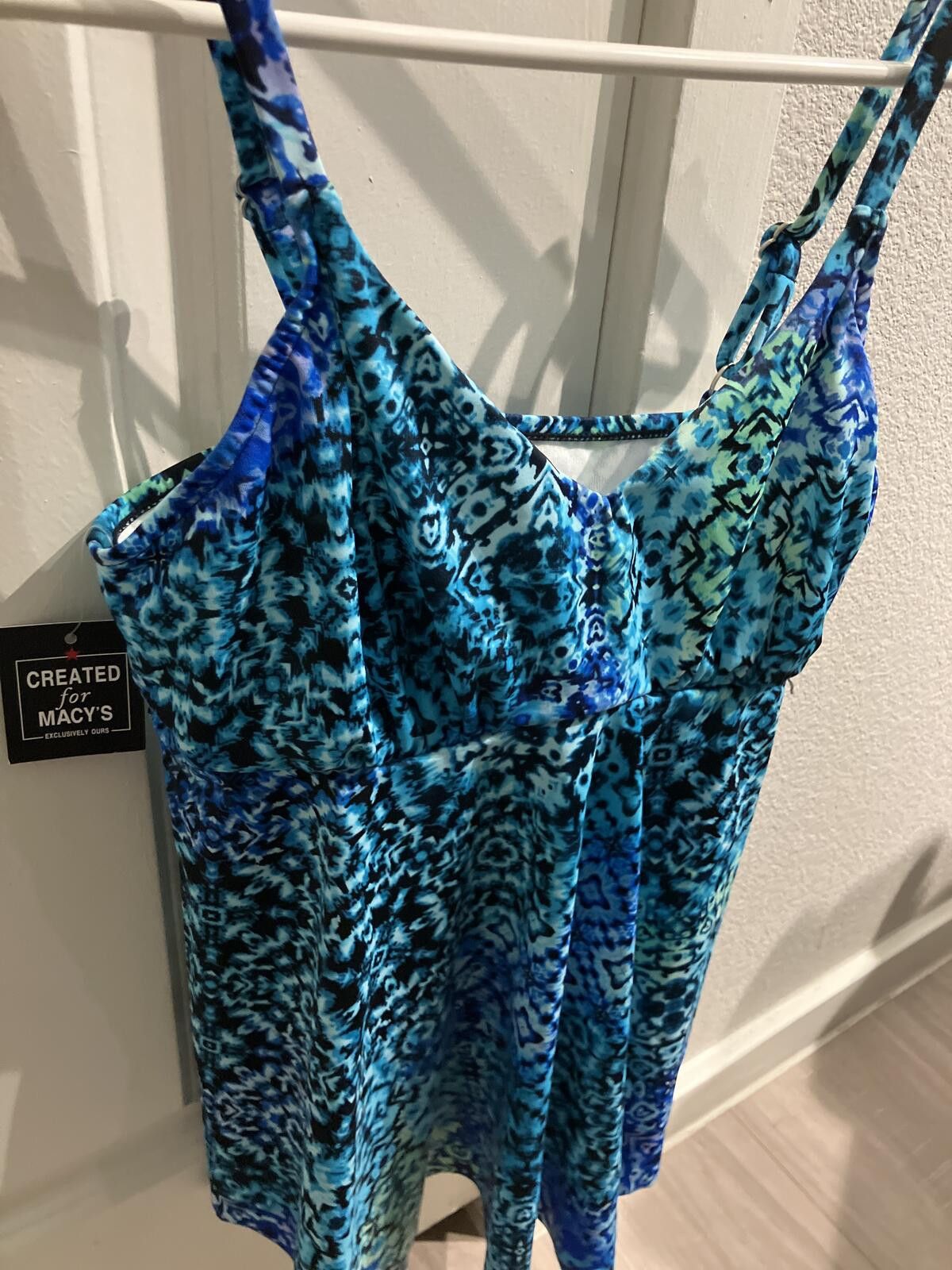 Other NWT Blue Patterned Sleeveless Dress Size M / US 6-8 / IT 42-44 - 3 Thumbnail