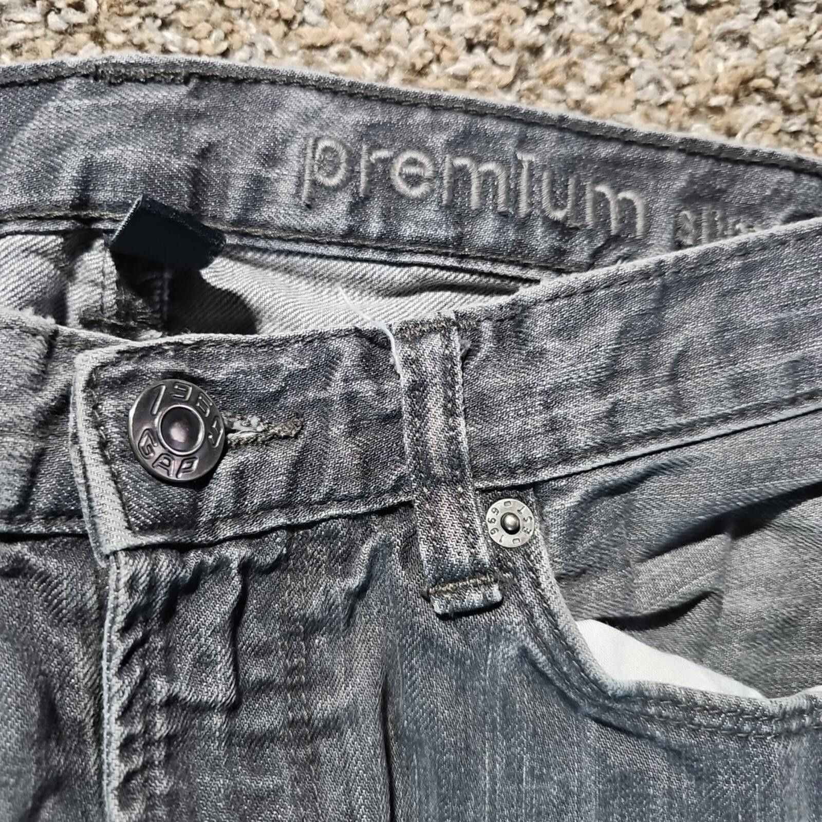 Gap Gap Premium Black 30/30 Jeans Size US 30 / EU 46 - 2 Thumbnail