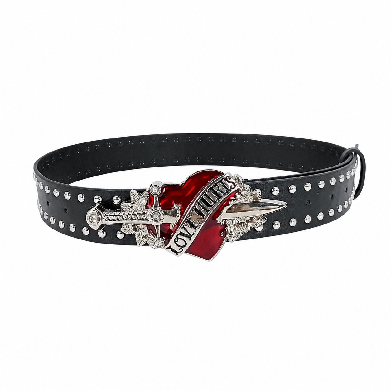 Japanese Brand Love Hurts Heart Belt Size ONE SIZE - 1 Thumbnail