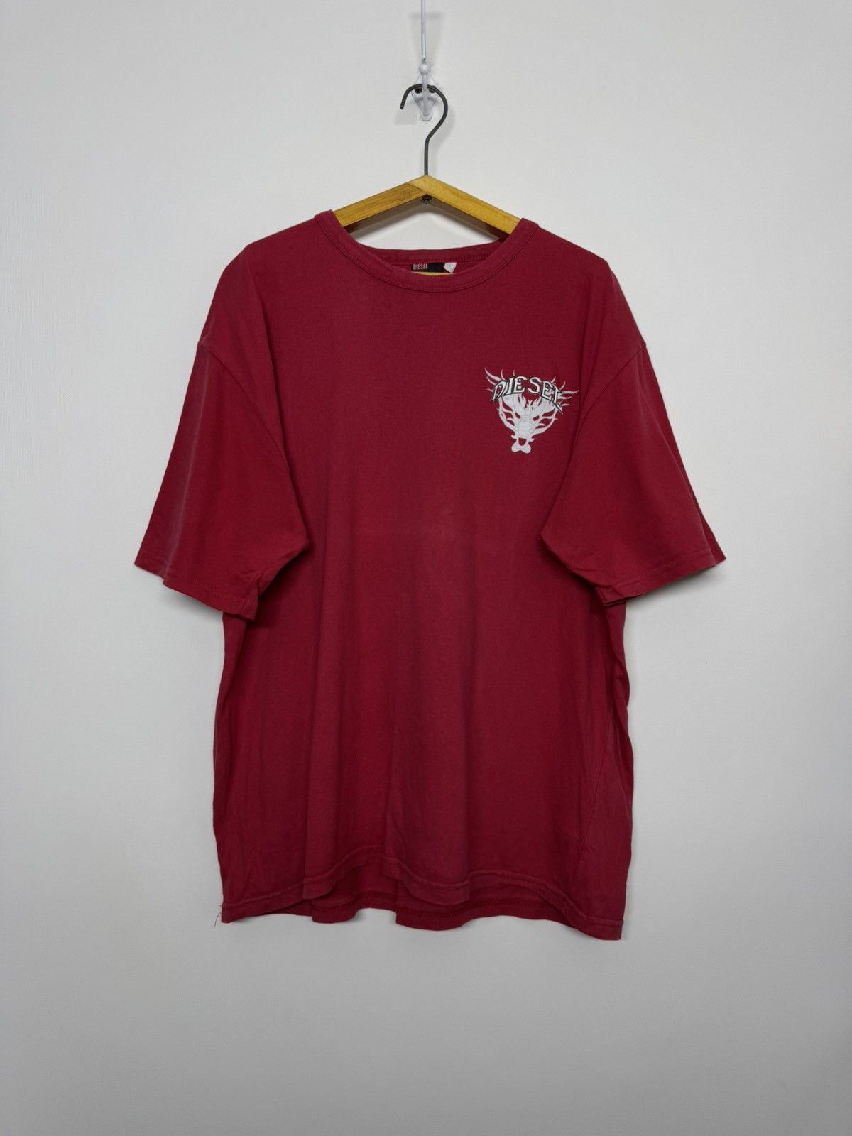 Diesel Vintage Big logo Y2K Diesel T-shirt Rare Size US L / EU 52-54 / 3 - 1 Thumbnail