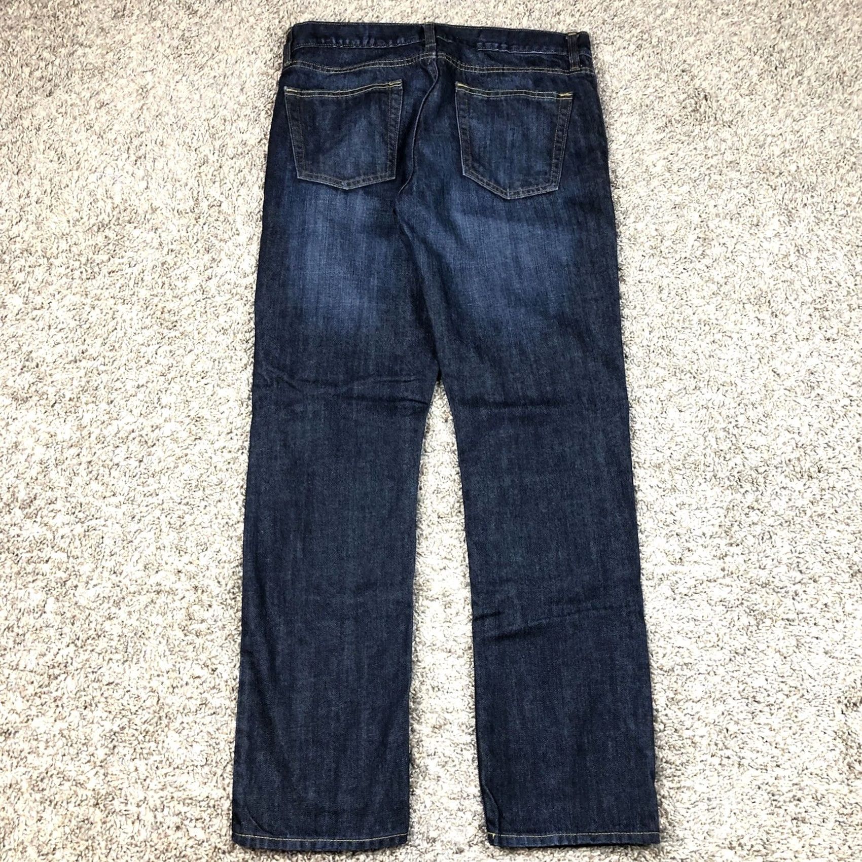 Old Navy Old Navy Jeans Men 34x30 Slim Straight Denim Dark Wash Stretch 5-Pocket Casual Size US 34 / EU 50 - 4 Thumbnail