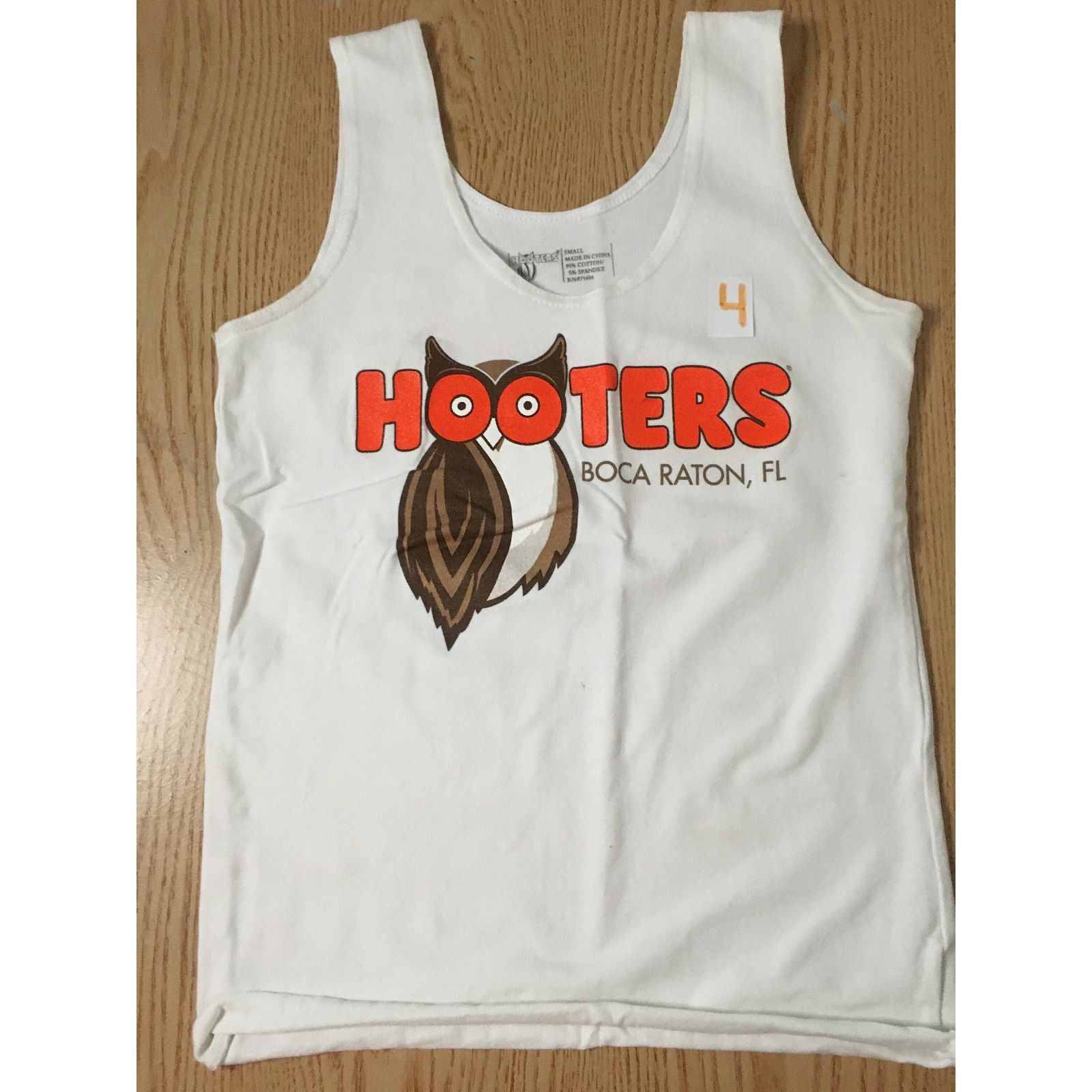 Other B16-4 Hooters Girl Uniform Tank New Shorts Boca Raton Small Size S / US 4 / IT 40 - 3 Thumbnail