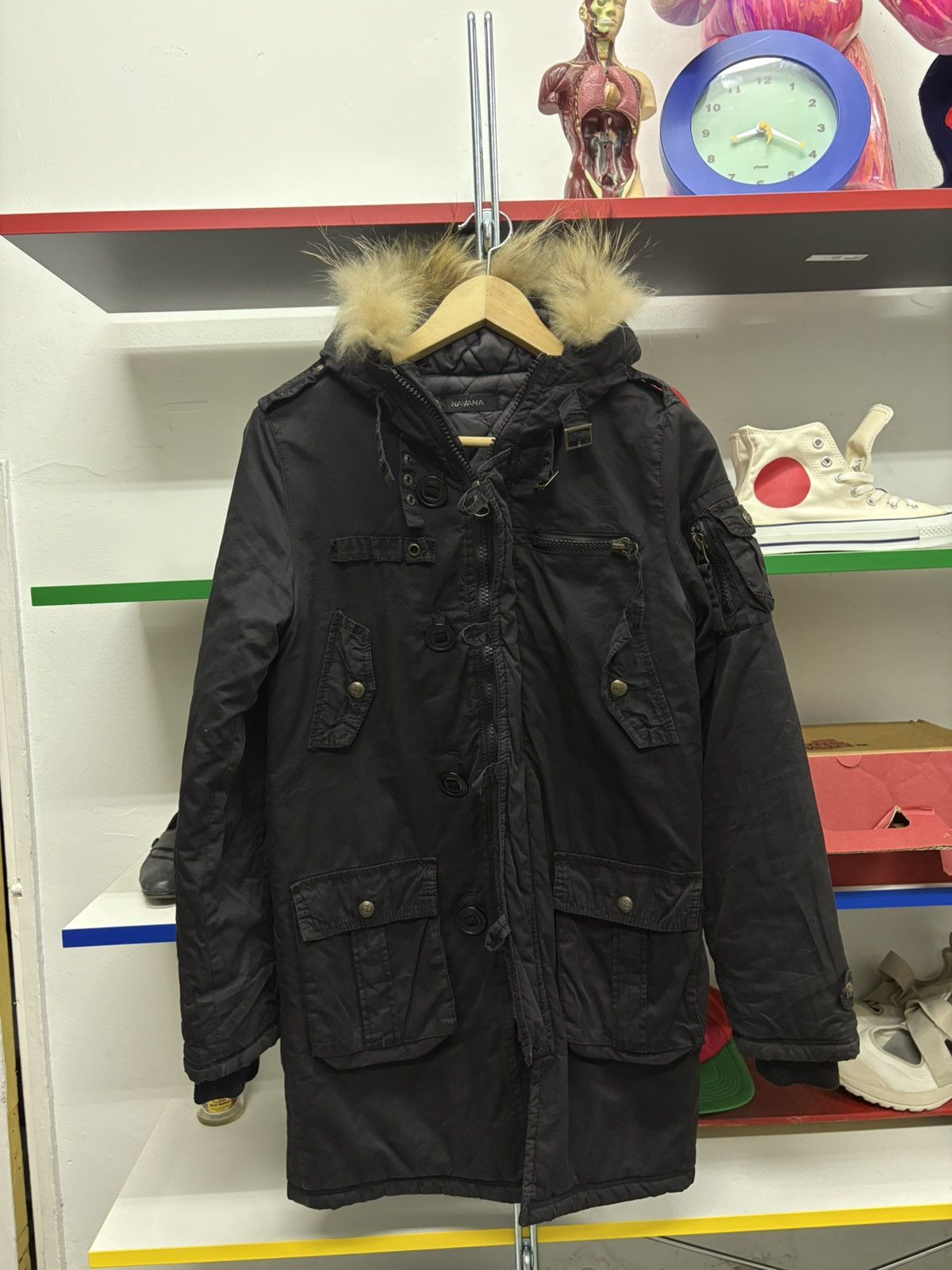 GOA Navana if six was nine LGB quilted fur hoodie vkei jacket Size US M / EU 48-50 / 2 - 6 Thumbnail