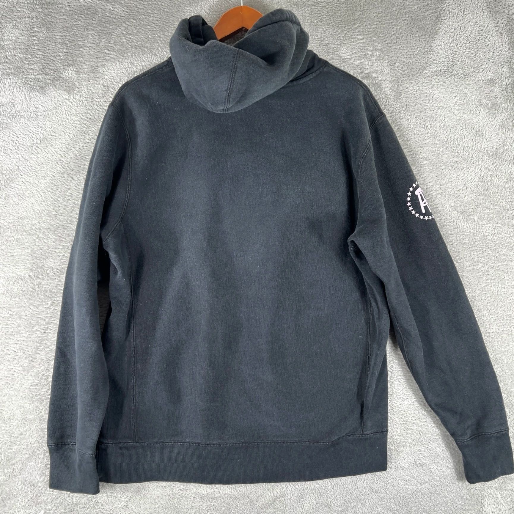 Vintage Barstool Sports Hoodie Mens M Black Sleep When Youre Dead Graphic Pullover Hoodie Pullover Black Mens M Graphic Print Hooded Pockets Barstool Sports Size US M / EU 48-50 / 2 - 2 Thumbnail