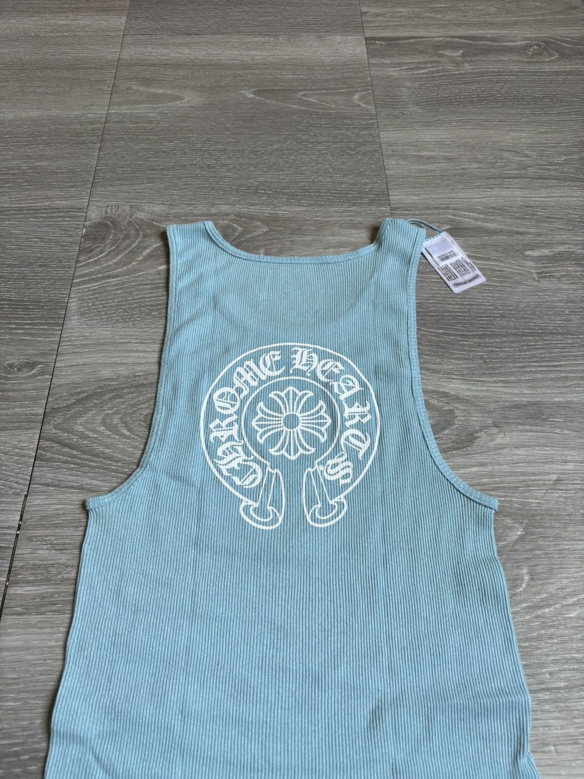 Chrome Hearts Chrome Hearts Blue Horsehoe Tank Top Size US S / EU 44-46 / 1 - 2 Thumbnail