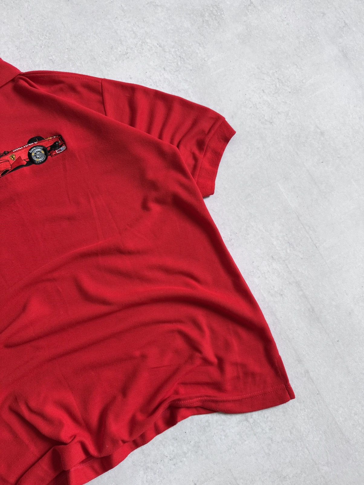 Ferrari Vintage Ferrari Formula F1 Vodafone&Shell Racing Polo Y2K Size US L / EU 52-54 / 3 - 15 Thumbnail