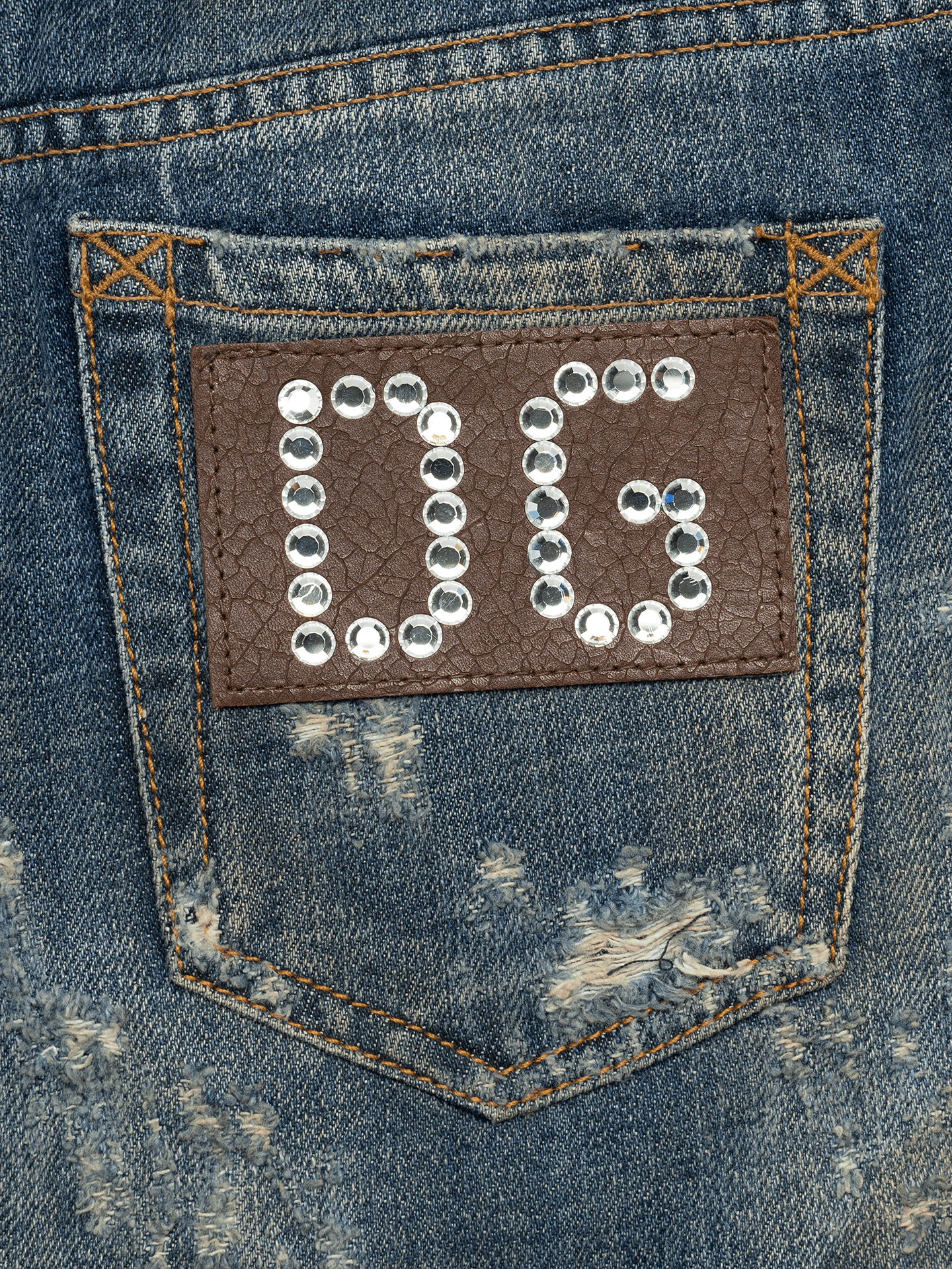 Dolce & Gabbana Dolce&Gabbana leather pocket denim mini skirt Size 26" / US 2 / IT 38 - 3 Thumbnail