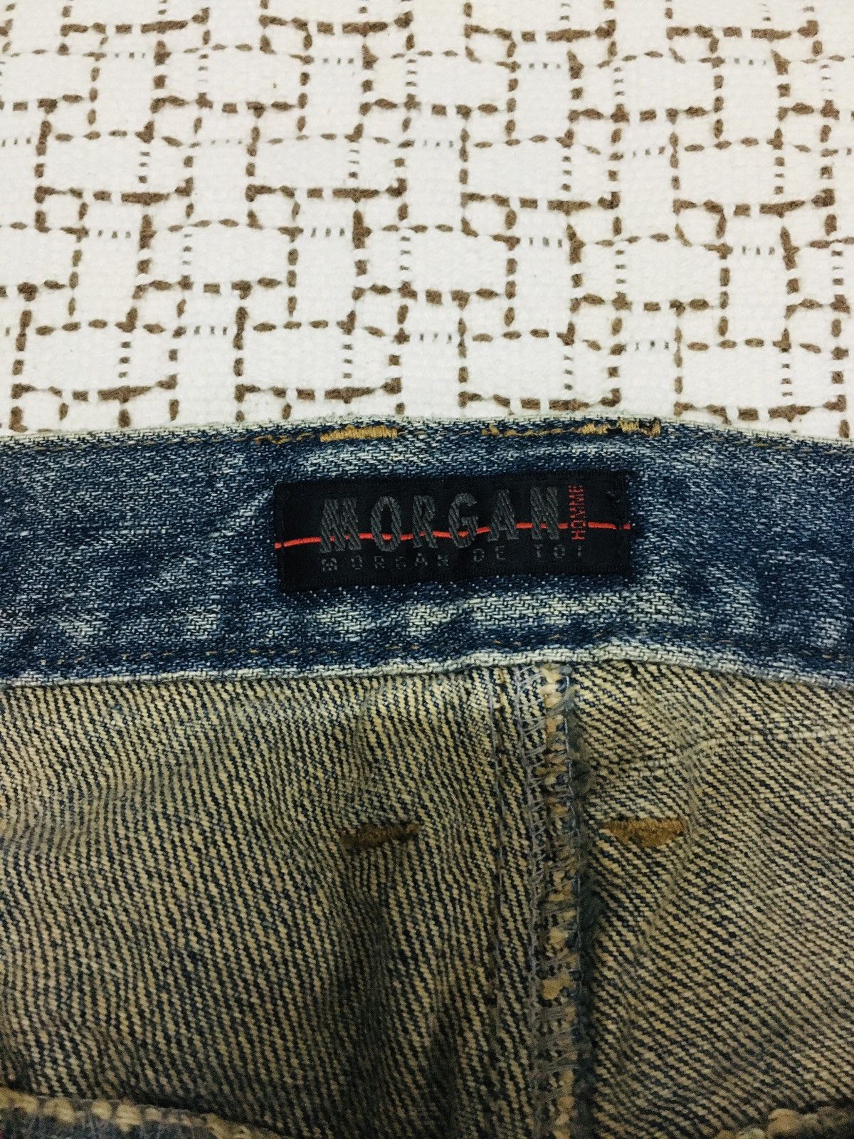 Morgan Homme Morgan Homme Distressed Spiral Cut Jeans (Y01) Size US 32 / EU 48 - 12 Thumbnail