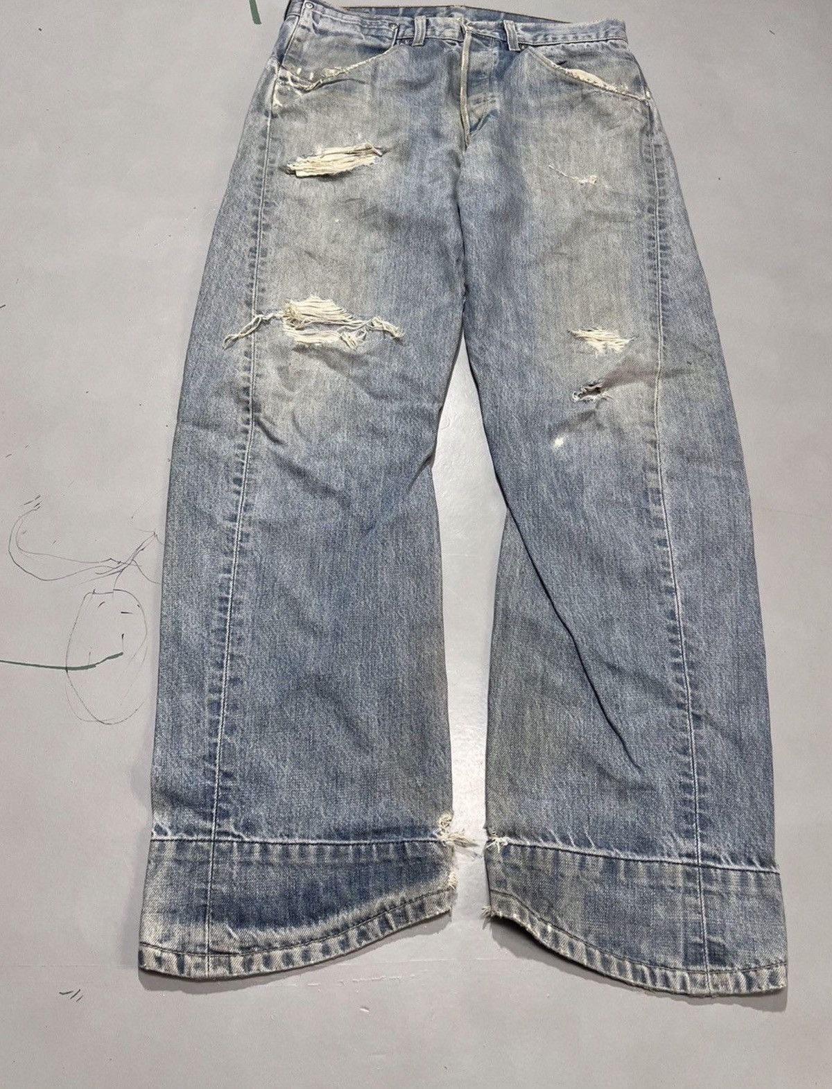 Levi's Vintage Levi’s engineer jeans denim Size US 32 / EU 48 - 2 Thumbnail