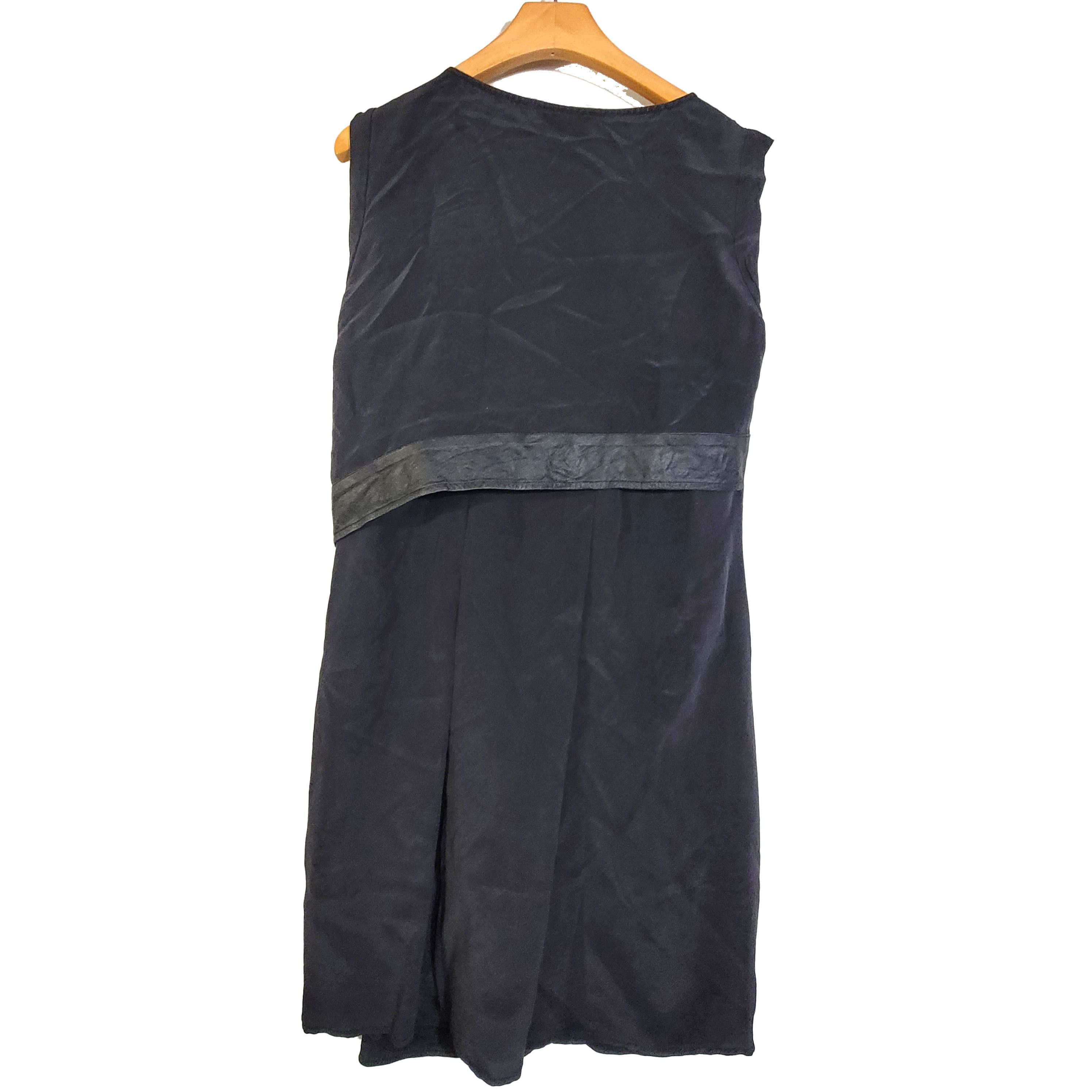 Other Women's Size L 100% Silk Sleeveless Tank Dress SAC085 Size S / US 4 / IT 40 - 2 Thumbnail