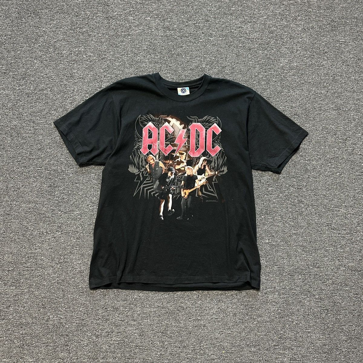 Ac/Dc × Band Tees × Vintage 2009 AC/DC Black Ice Tour T-Shirt | Grailed