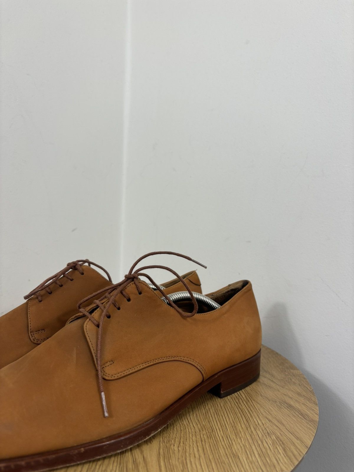 Bally Bally Ried Men’s Tan Nubuck Leather Derby Shoes Size US 7.5 / EU 40-41 - 10 Thumbnail
