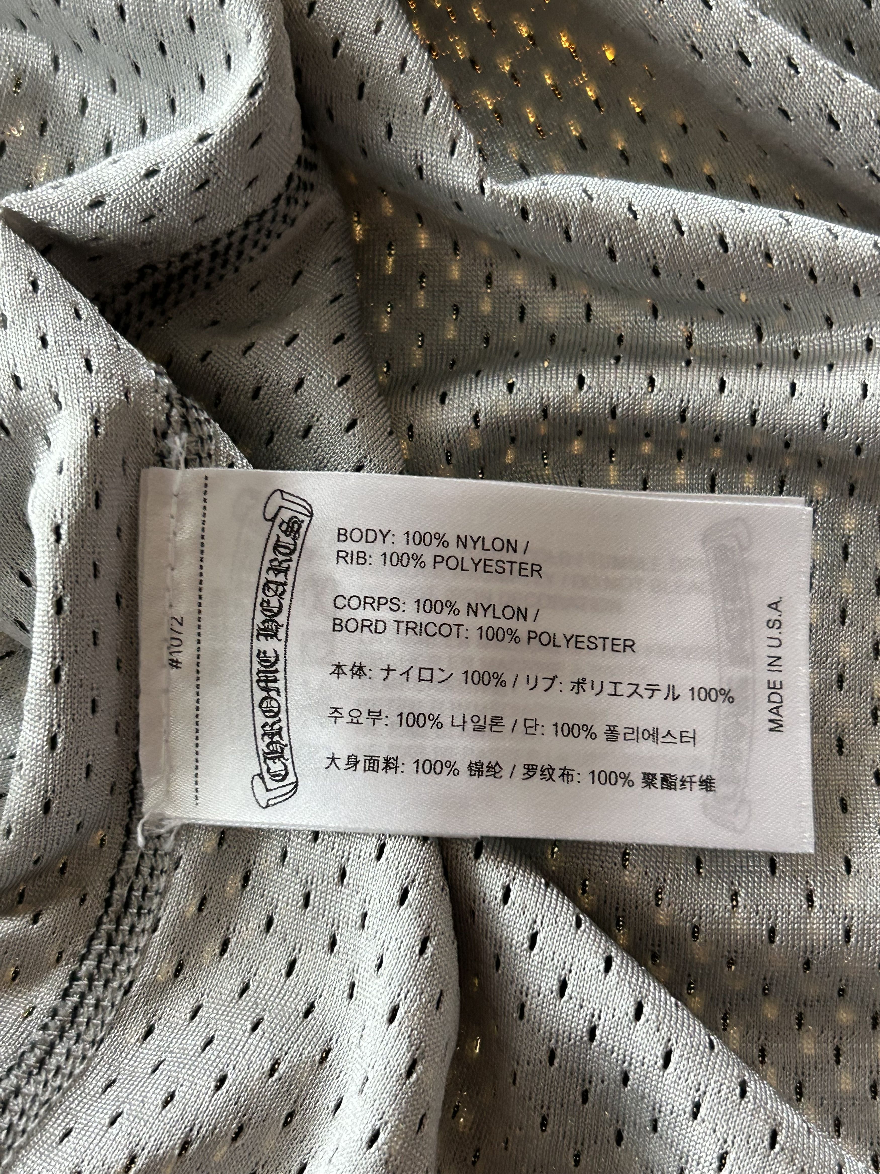 Chrome Hearts Chrome Hearts Black & White Logo Reversible Mesh Jersey Size US M / EU 48-50 / 2 - 5 Thumbnail