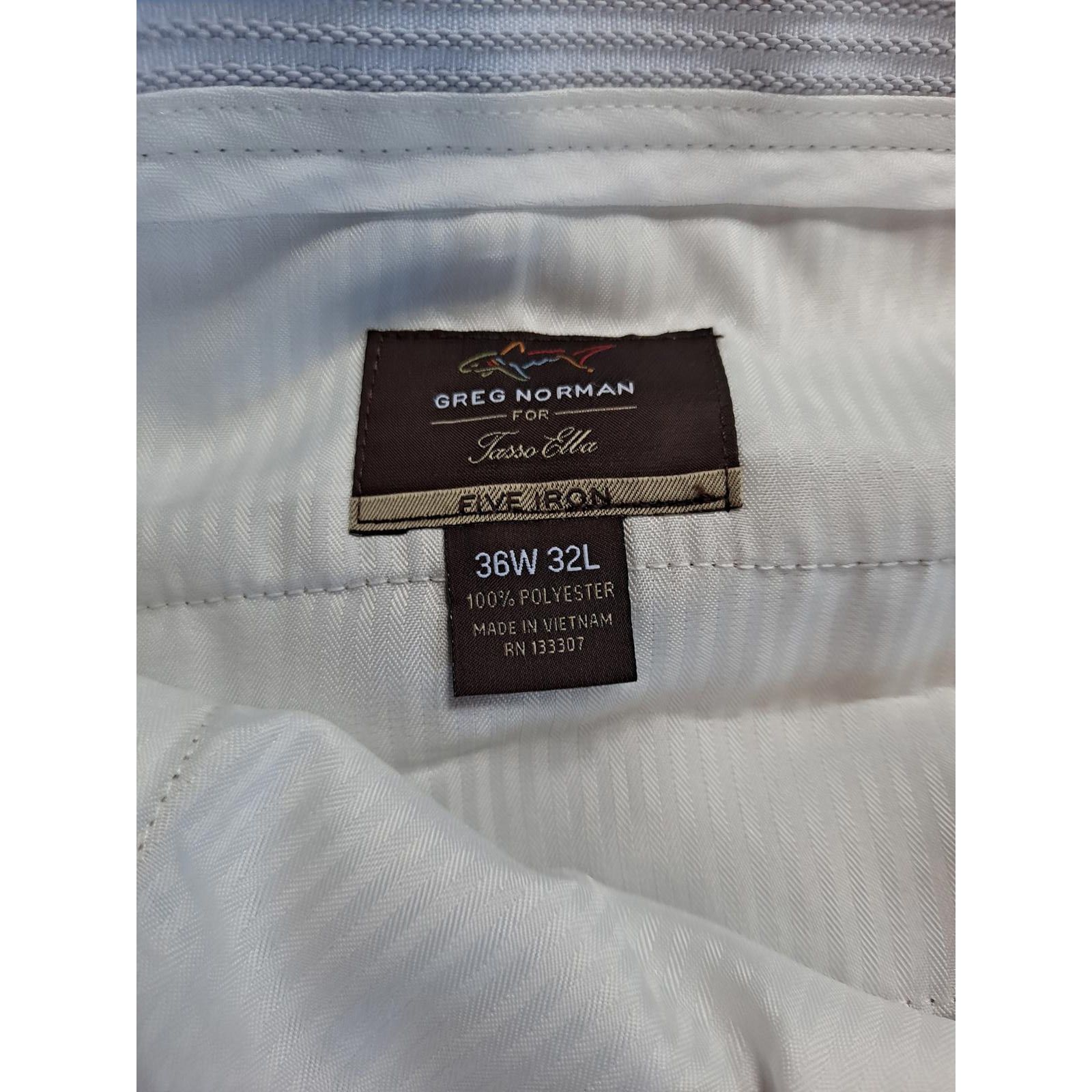 Greg Norman New Greg Norman Tasso Elba Moisture Wicking Washed Khaki Pan Size US 36 / EU 52 - 5 Thumbnail