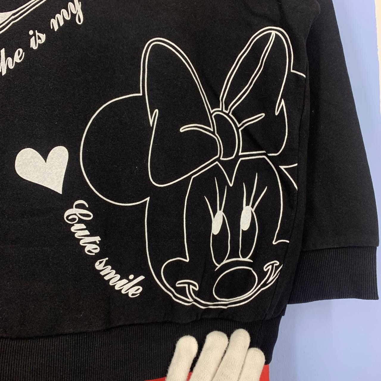Disney MICKEY AND MINNIE Crew Neck Sweatshirt #2555/S Size US L / EU 52-54 / 3 - 3 Thumbnail