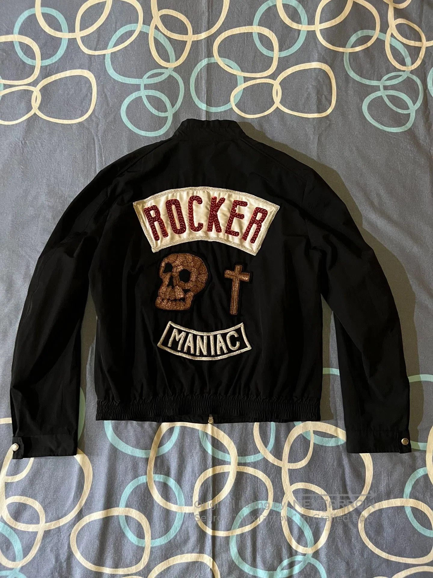 John Richmond Richmond Embroidered Biker Jacket. Size US L / EU 52-54 / 3 - 2 Thumbnail