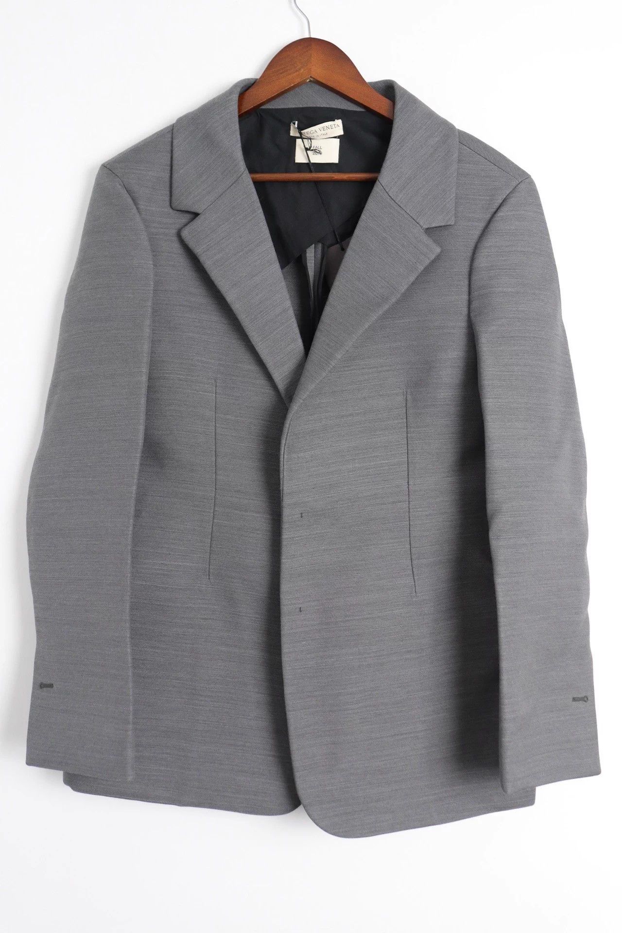 Bottega Veneta BV Runway Minimalist Gray Blazer 42 Size 42R - 1 Thumbnail