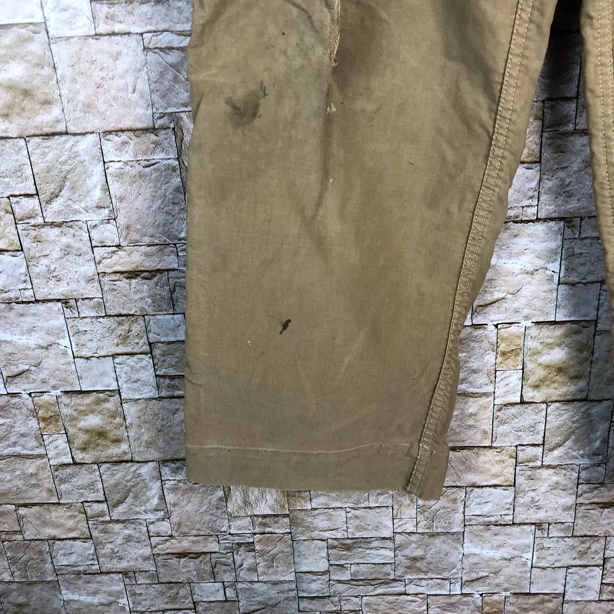 HOLLYWOOD RANCH MARKET D HRM Hollywood Ranch Market Brown ripped cargo Pants #A350 Size US 32 / EU 48 - 12 Thumbnail