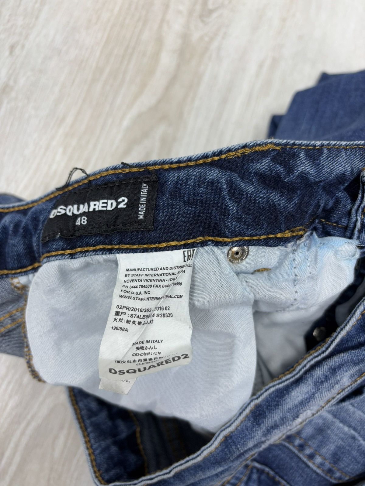 Dsquared2 Mens jeans Dsquared2 Size 48 Color Blue Size US 31 - 10 Thumbnail