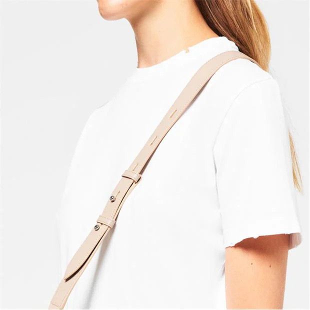 Golden Goose o1g2r1mq1024 Logo Cotton T-Shirt in White Size XS / US 0-2 / IT 36-38 - 4 Thumbnail