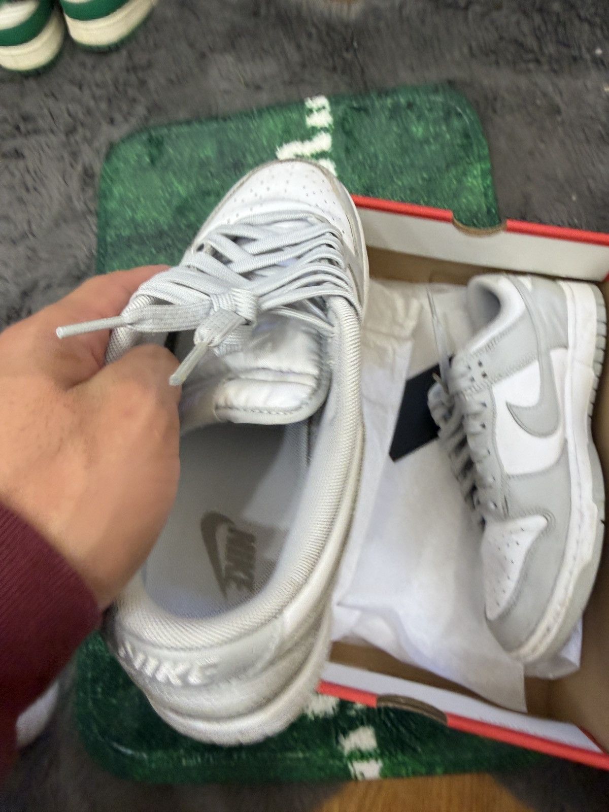Nike Nike dunk low grey size 10 Size US 10 / EU 43 - 5 Thumbnail