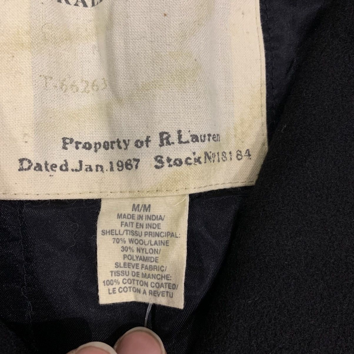 Polo Ralph Lauren Denim & Supply Ralph Lauren Jacket M Coat Wool Nylon Black Size US M / EU 48-50 / 2 - 12 Thumbnail