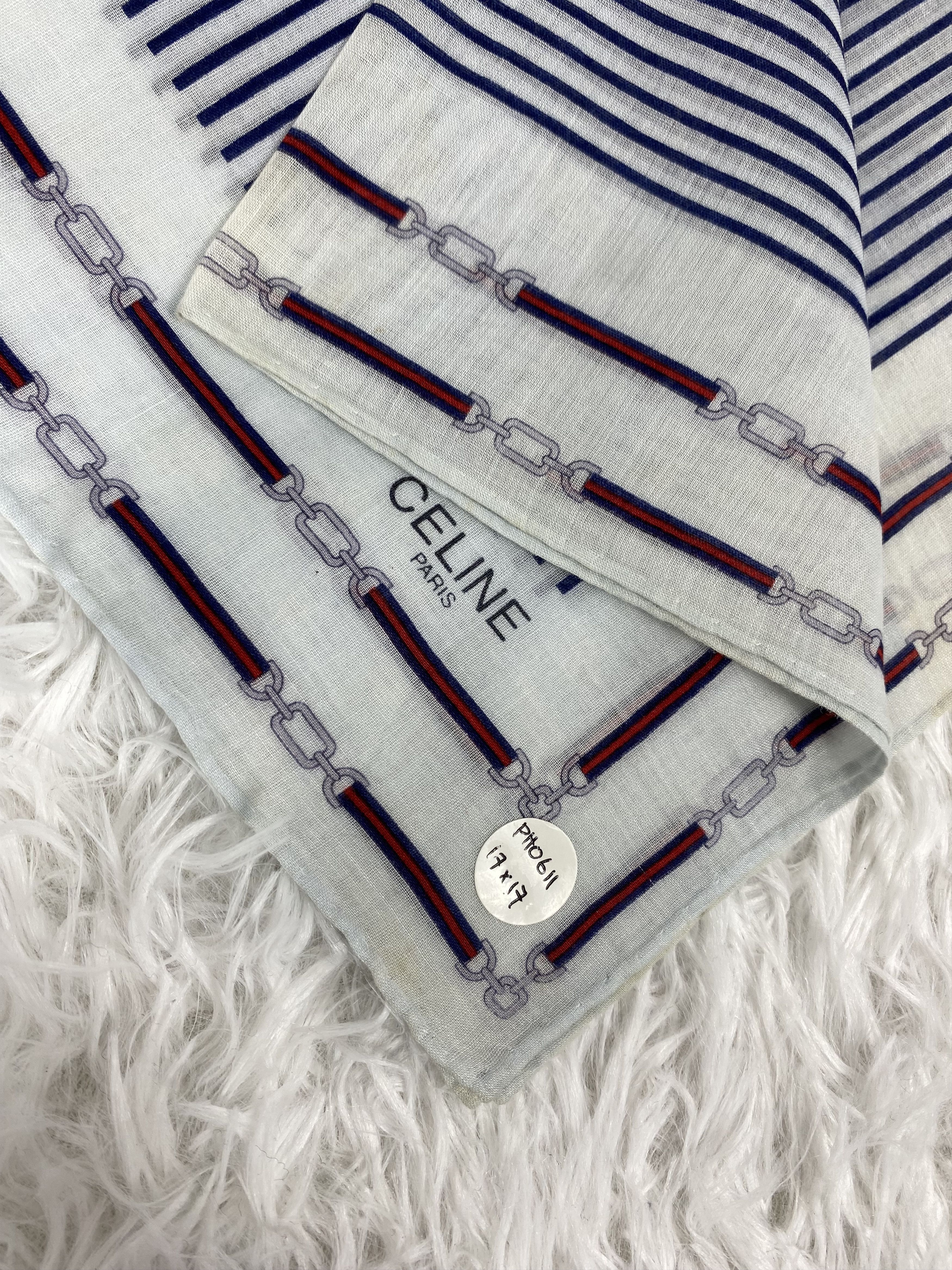 Celine Vintage Celine Handkerchief Neckerchief PH0611 Size ONE SIZE - 2 Thumbnail