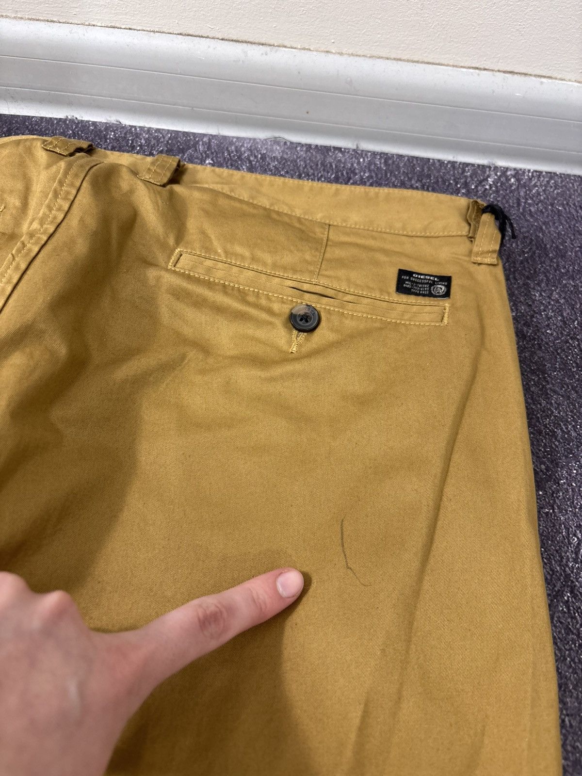 Diesel Diesel P-Madox NWT Men’s Mustard Orange Straight Fit Pants Size US 32 / EU 48 - 19 Thumbnail