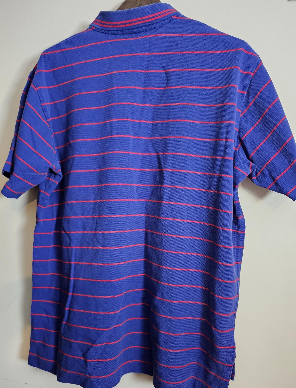 Polo Ralph Lauren Lacoste Polo Shirt Dark Blue Mens Size XL Stripes Cotton Size US XL / EU 56 / 4 - 5 Thumbnail