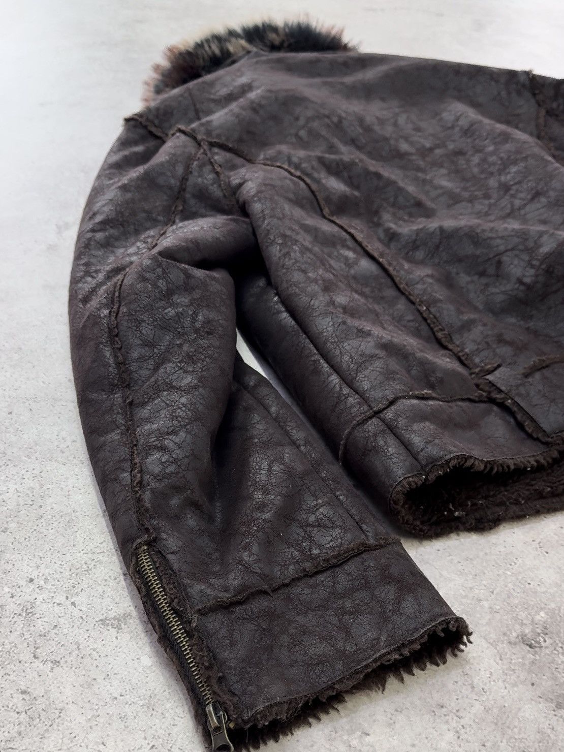 Rick Owens Vintage Faded Suede/Fur Jacket Size US M / EU 48-50 / 2 - 6 Thumbnail