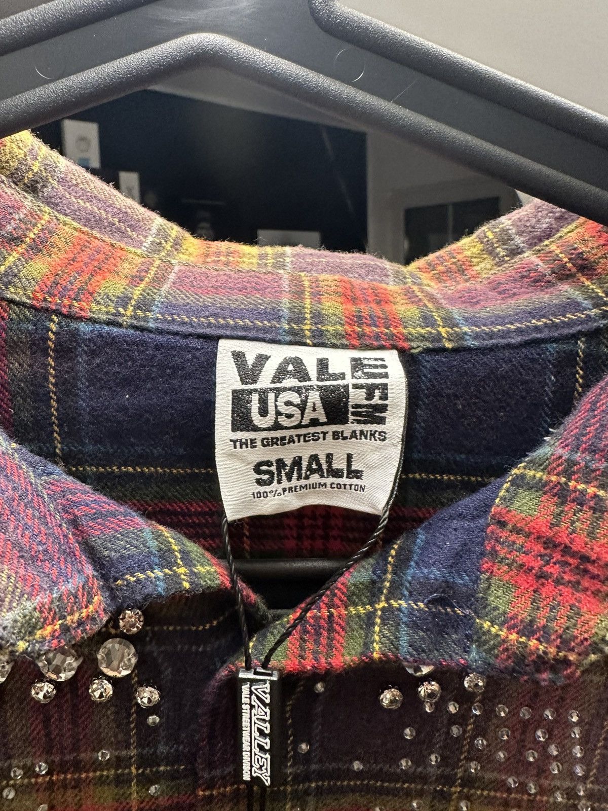 Vale Vale Lives Purple Fever Flannel Shirt – Size S – New w/ Tags Size US S / EU 44-46 / 1 - 5 Thumbnail