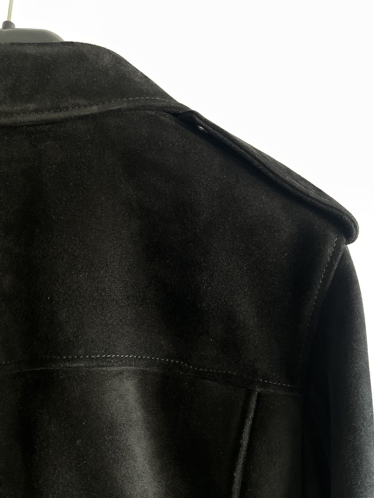 Saint Laurent Paris Saint Laurent Paris Black Suede Leather L01 Biker Jacket Size US M / EU 48-50 / 2 - 5 Thumbnail