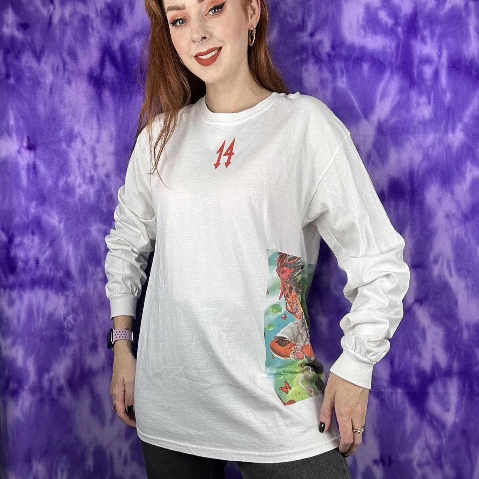 Other Trippie Redd long sleeve white tee sz L Size US L / EU 52-54 / 3 - 1 Thumbnail